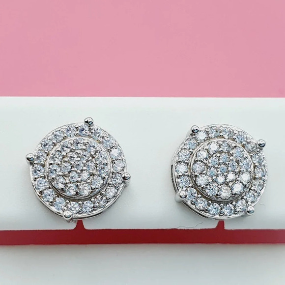 "925 Sterling Silver Cubic Zirconia Earrings, U19254598 - Picture 4 of 11